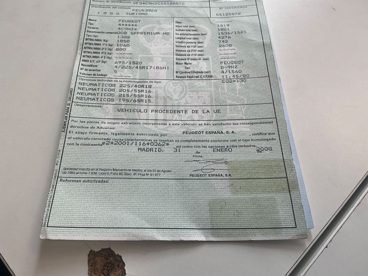 Peugeot 308 1.6 HDi Premium