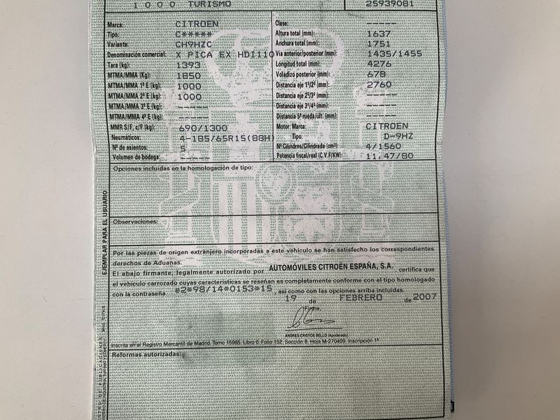 Citroen Xsara Picasso 1.6 HDi Tendance — zdjęcie 6
