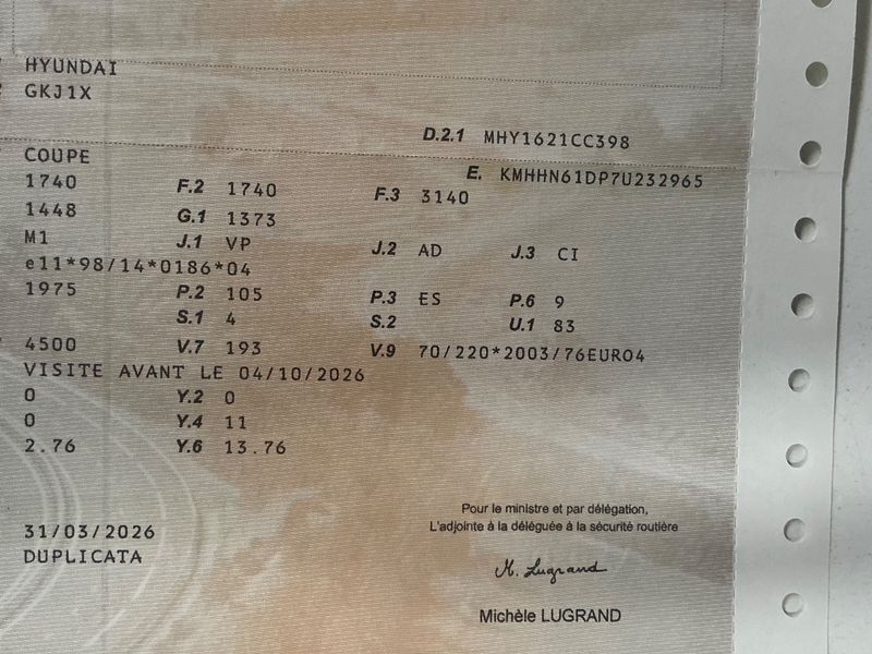 Hyundai Coupe 2.0 GLS — zdjęcie 5