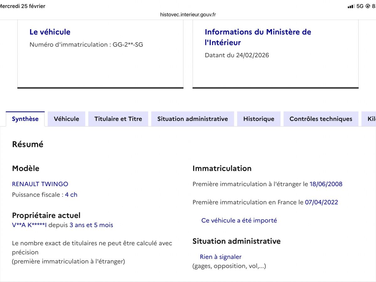 Renault Twingo d'occasion