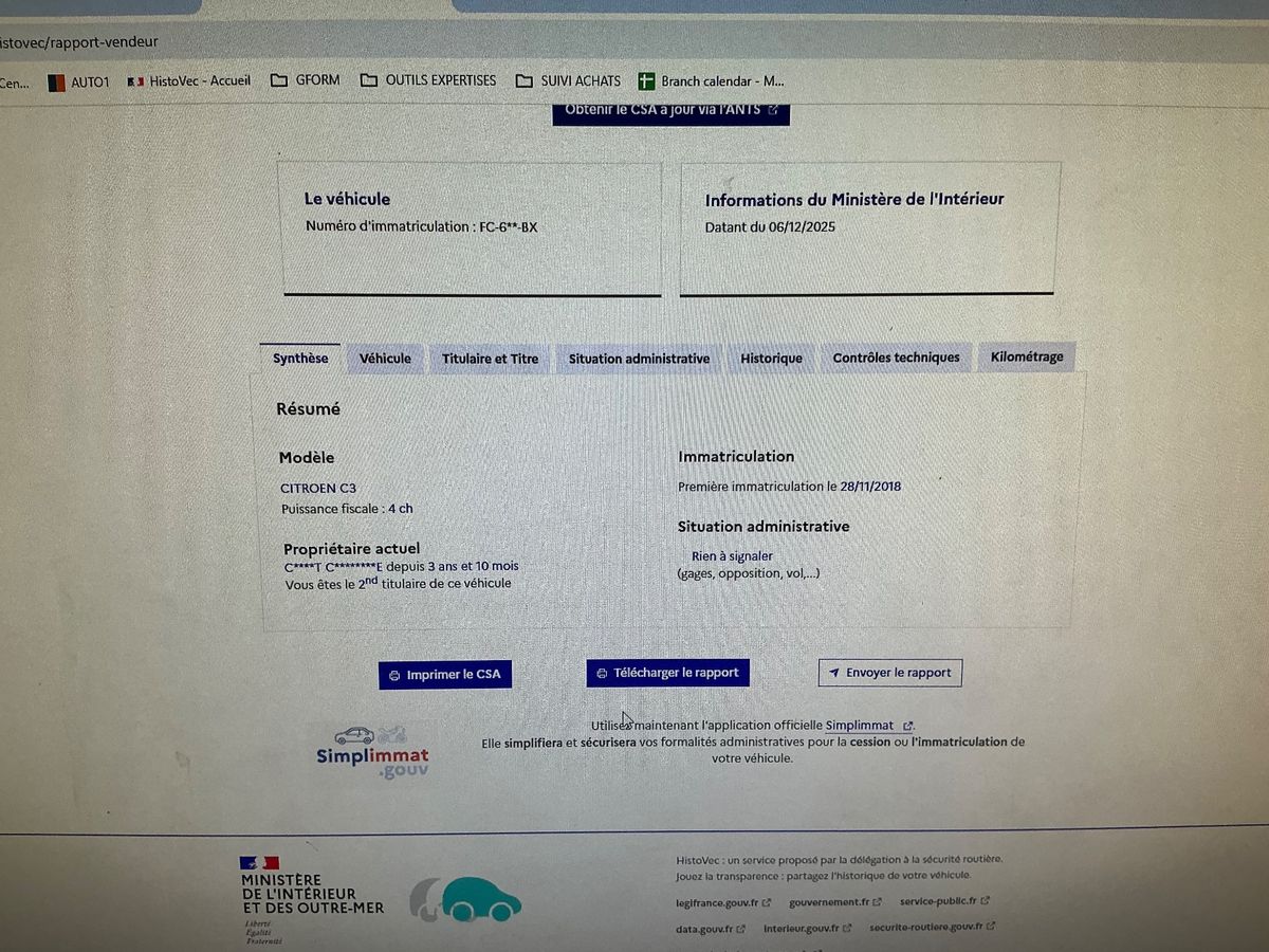 Citroen C3 d'occasion