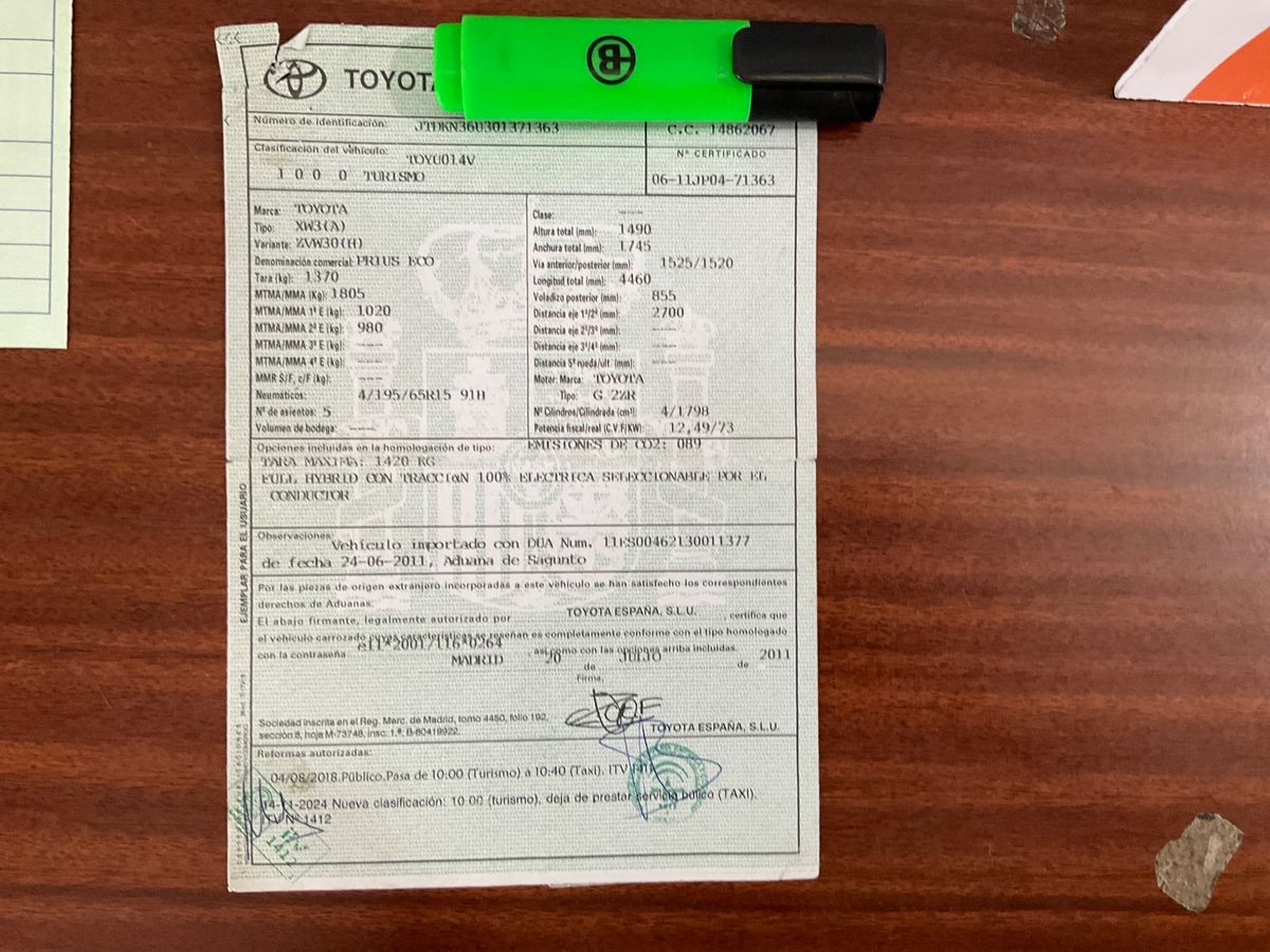 Toyota Prius d'occasion