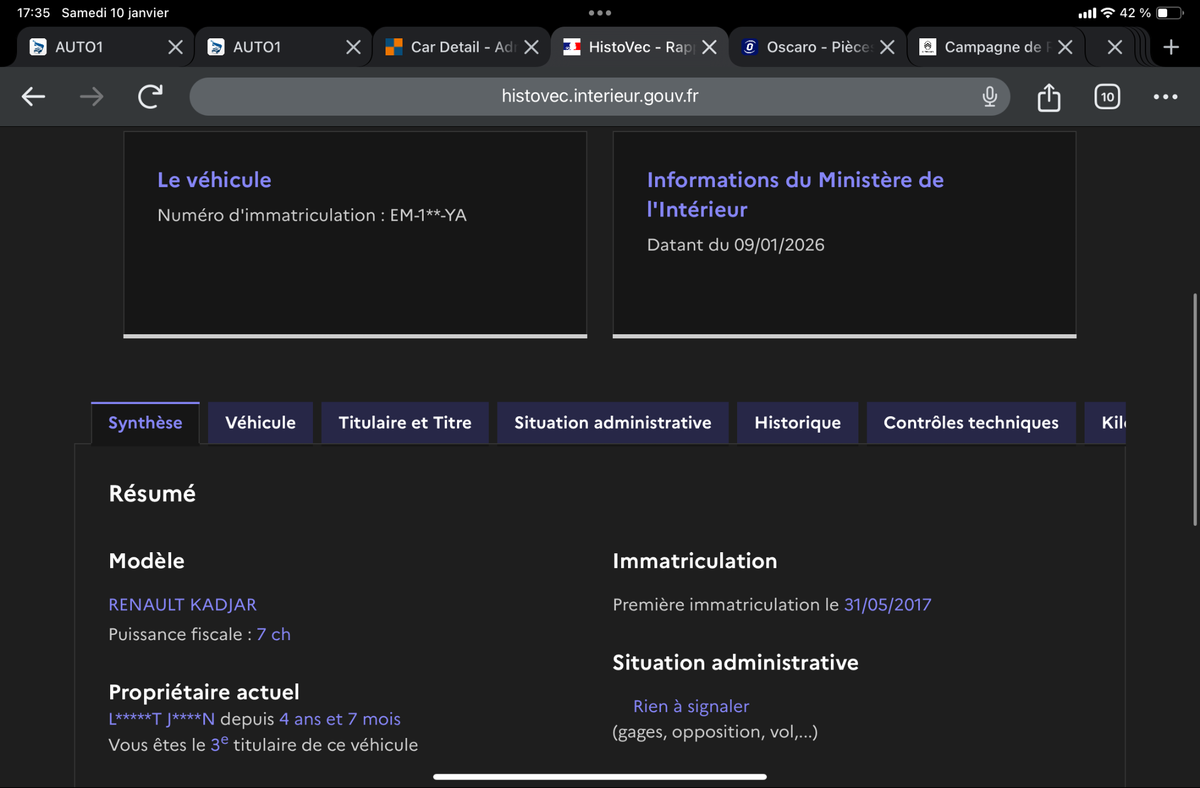 Renault Kadjar d'occasion