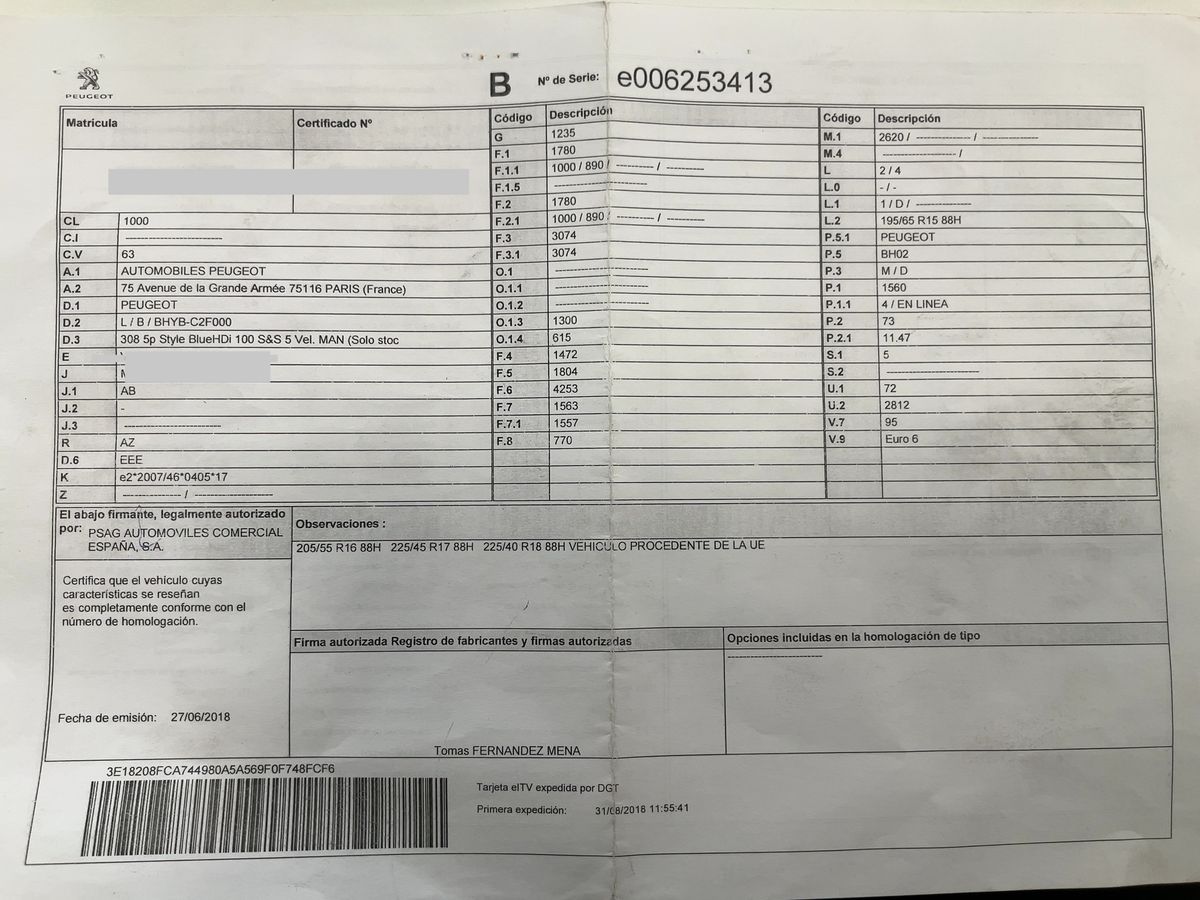 Peugeot 308 d'occasion