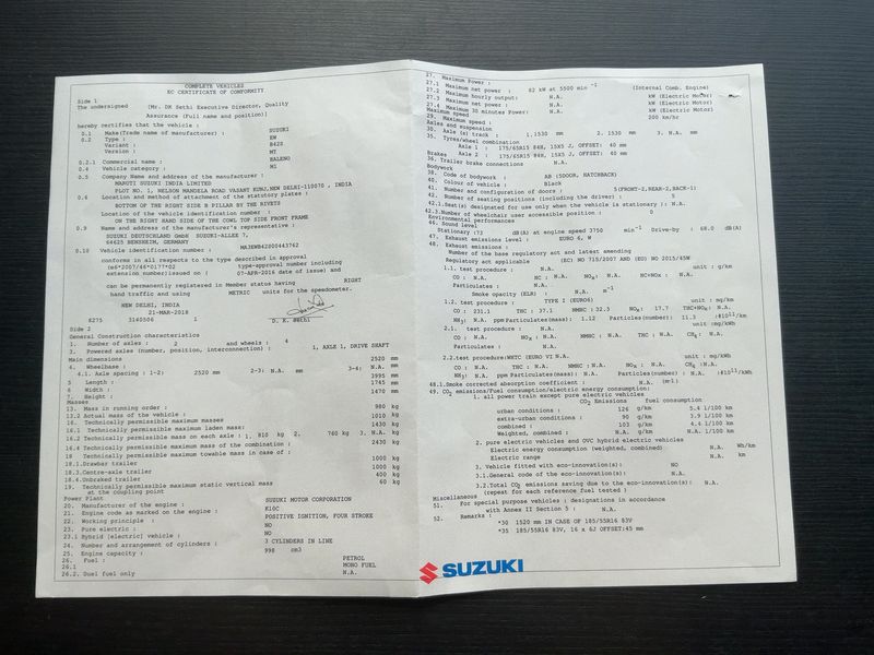 Suzuki Baleno 1.0 BoosterJet Comfort — zdjęcie 16