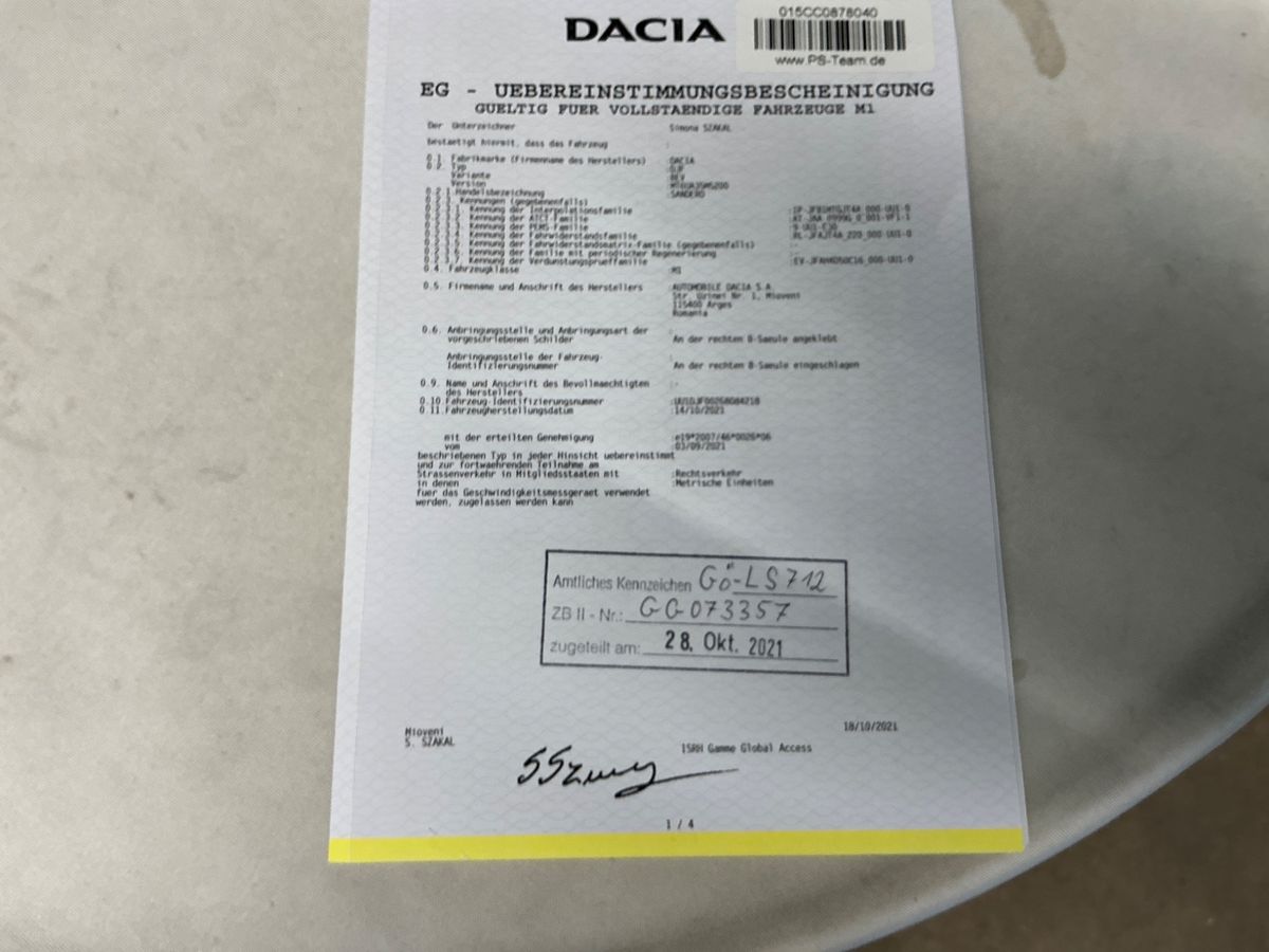 Dacia Sandero d'occasion