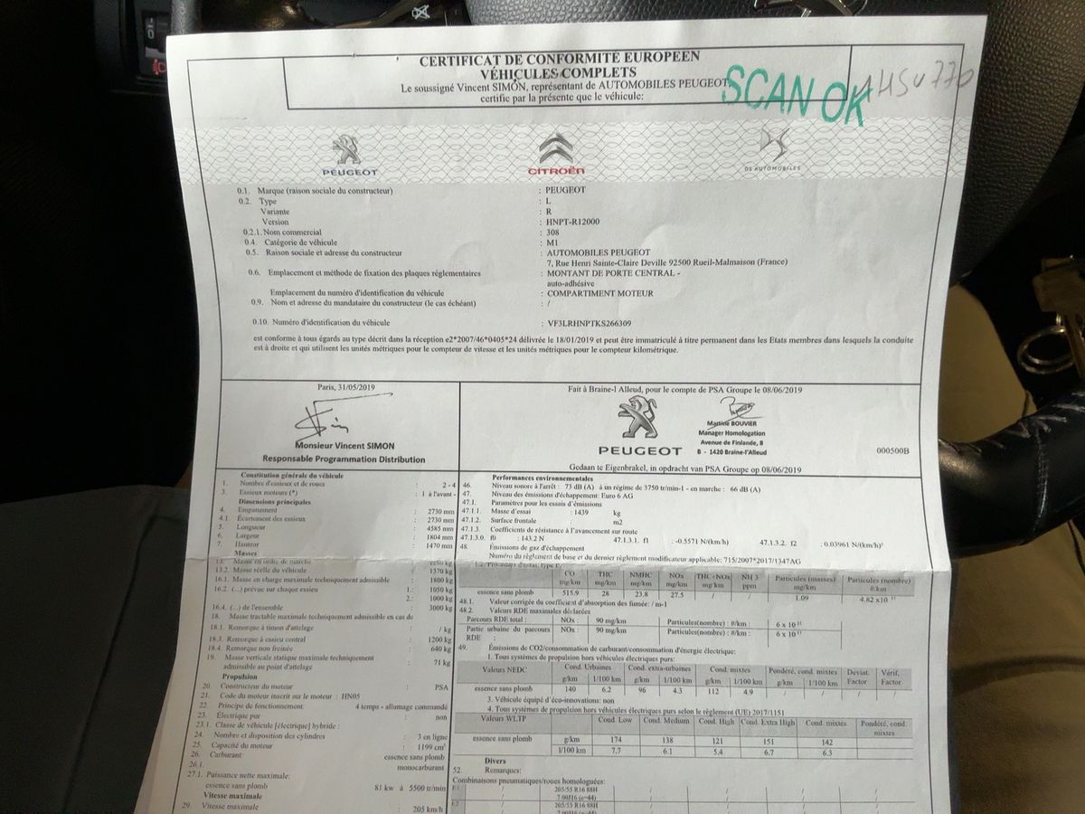 Peugeot 308 d'occasion