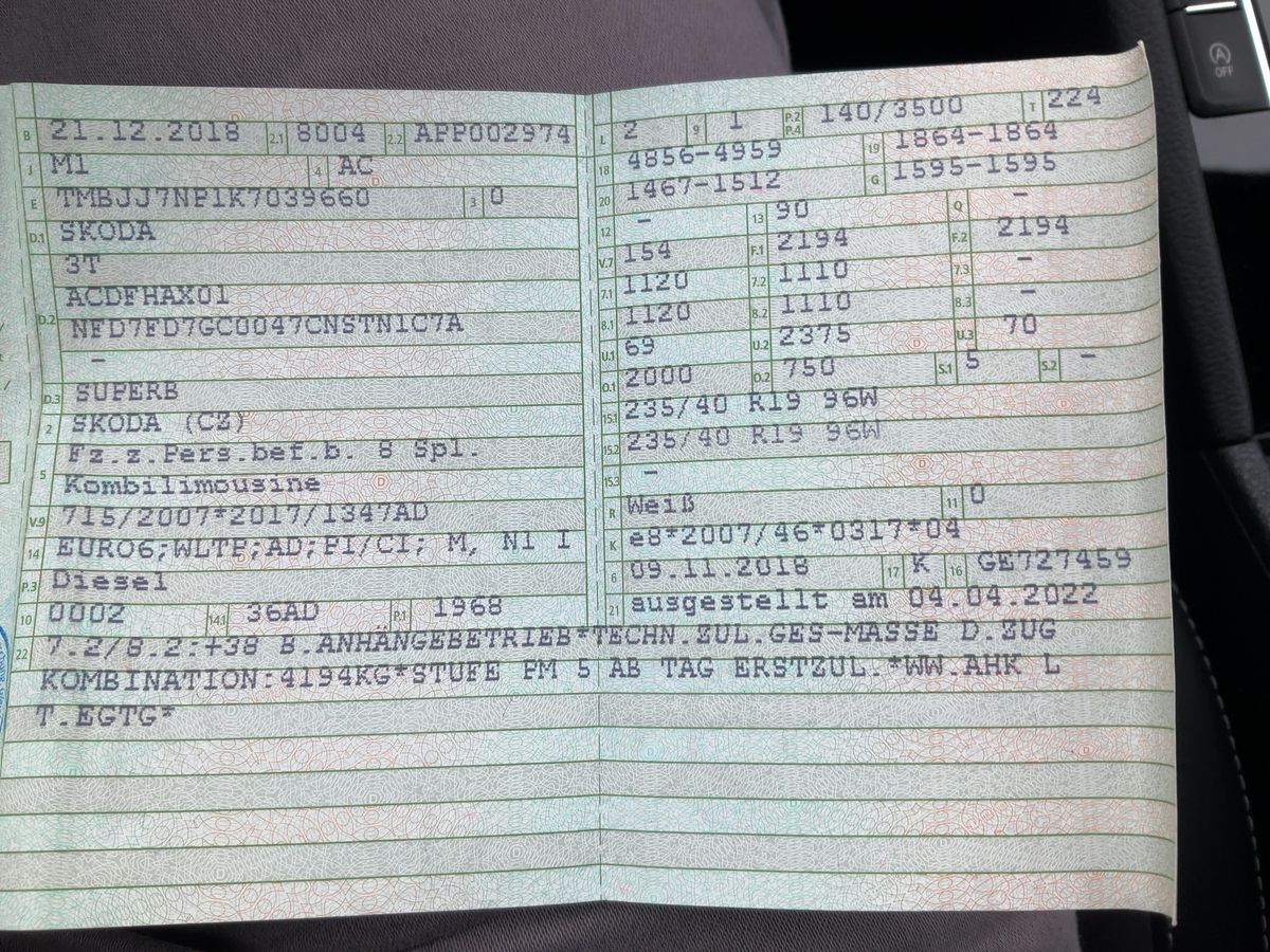 Skoda Superb d'occasion