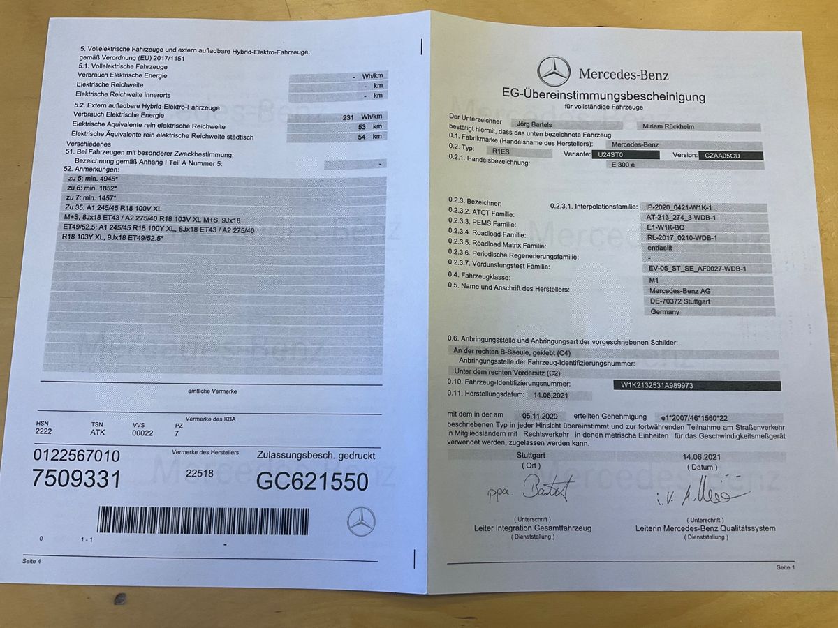 Mercedes-Benz E-Klasse d'occasion