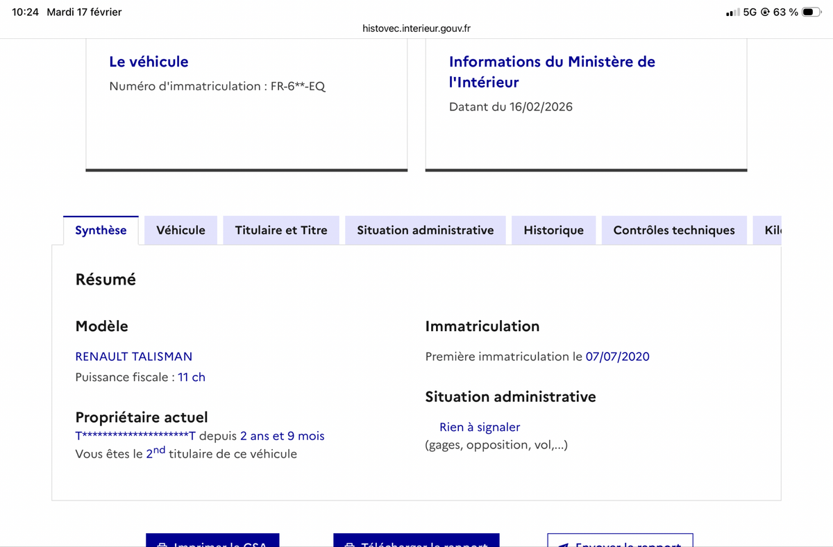 Renault Talisman d'occasion