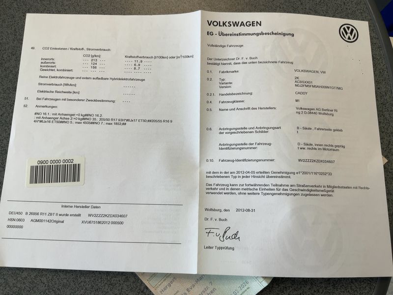 Volkswagen Caddy 2.0 EcoFuel Trendline 2012 – снимка 21