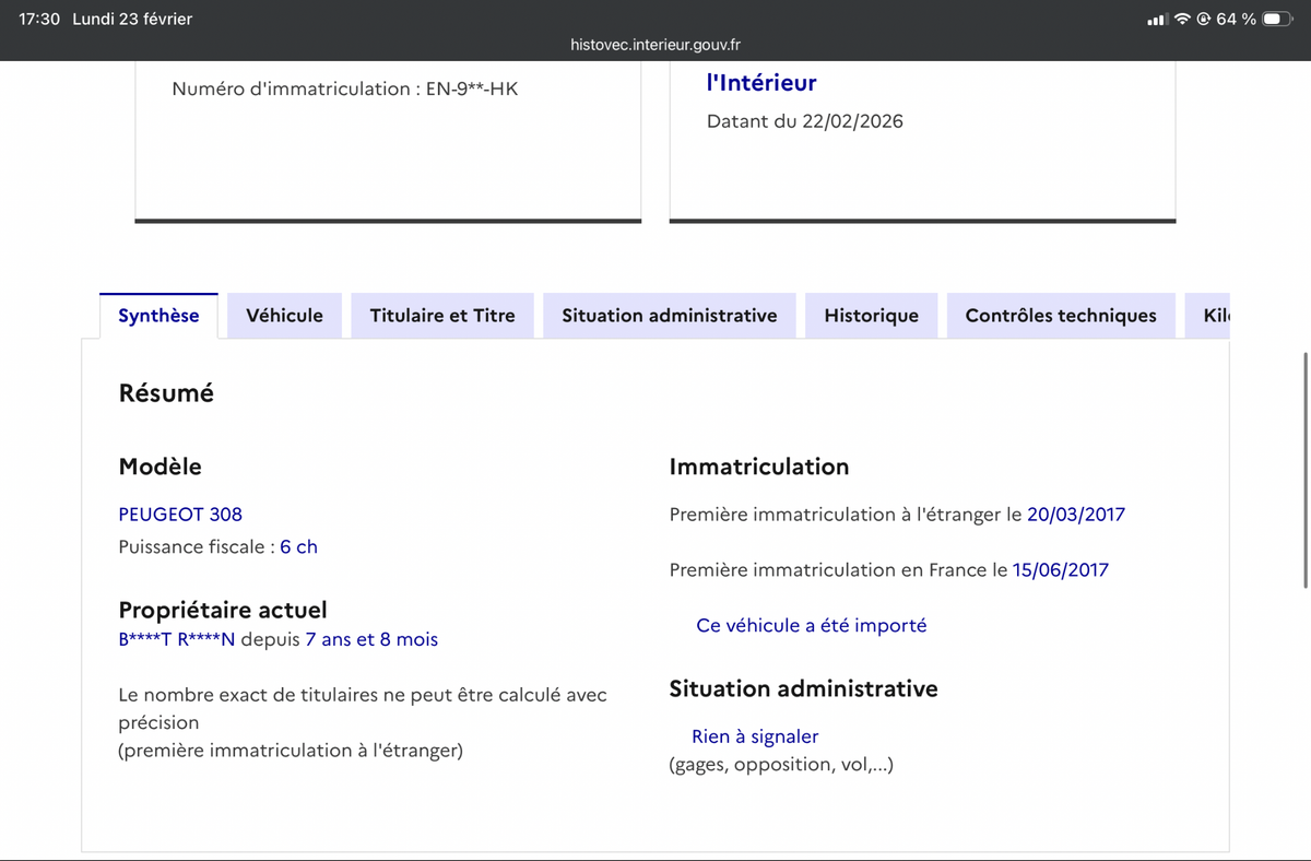 Peugeot 308 d'occasion
