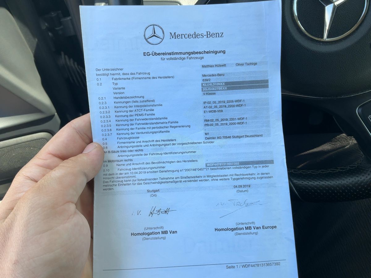 Mercedes-Benz V-Klasse d'occasion