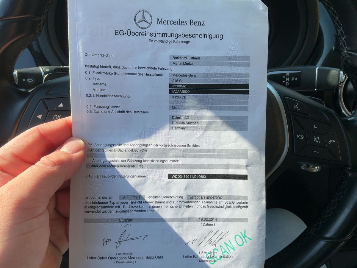 Mercedes-Benz B-Klasse d'occasion