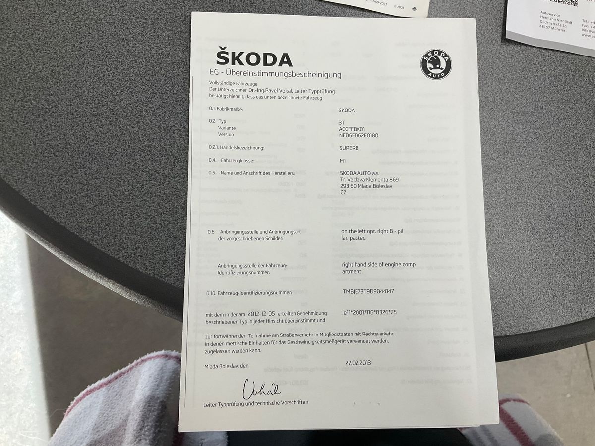 Skoda Superb d'occasion