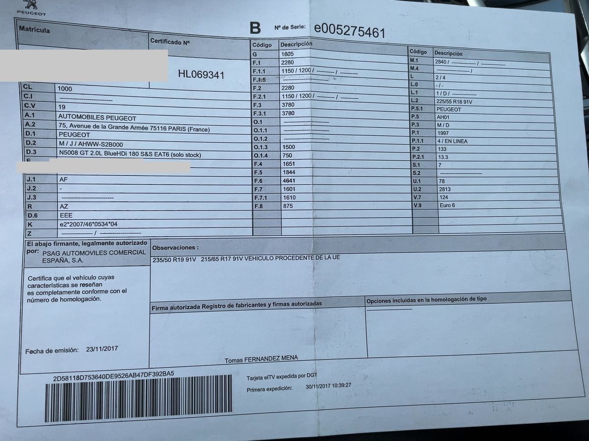 Peugeot 5008 d'occasion