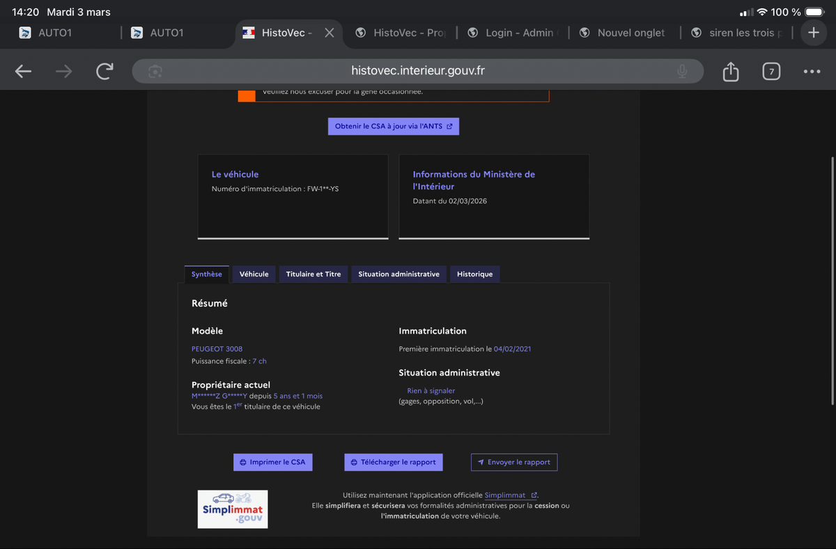 Peugeot 3008 d'occasion