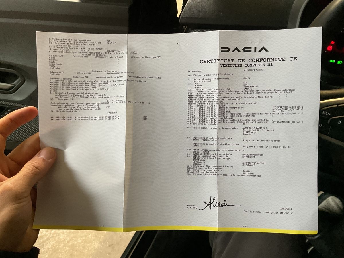 Dacia Sandero d'occasion