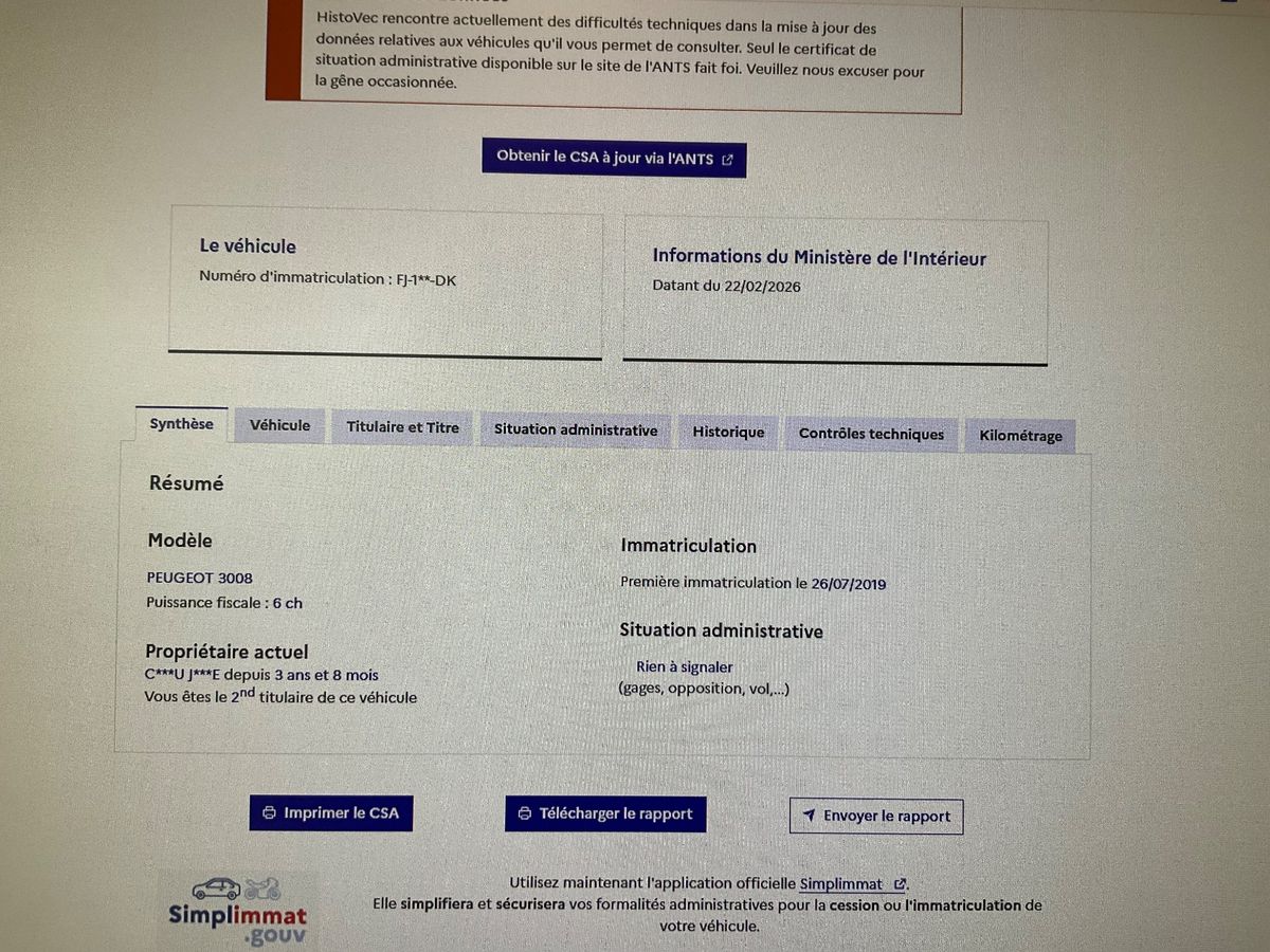 Peugeot 3008 d'occasion