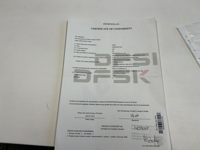 DFSK Glory 580 1.5 Turbo — zdjęcie 16