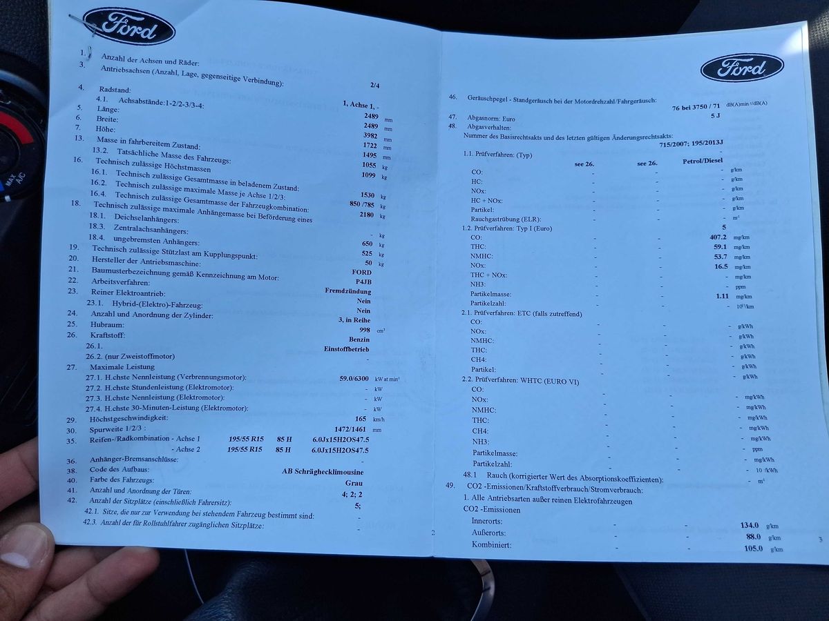 Ford Fiesta 1.0 Trend