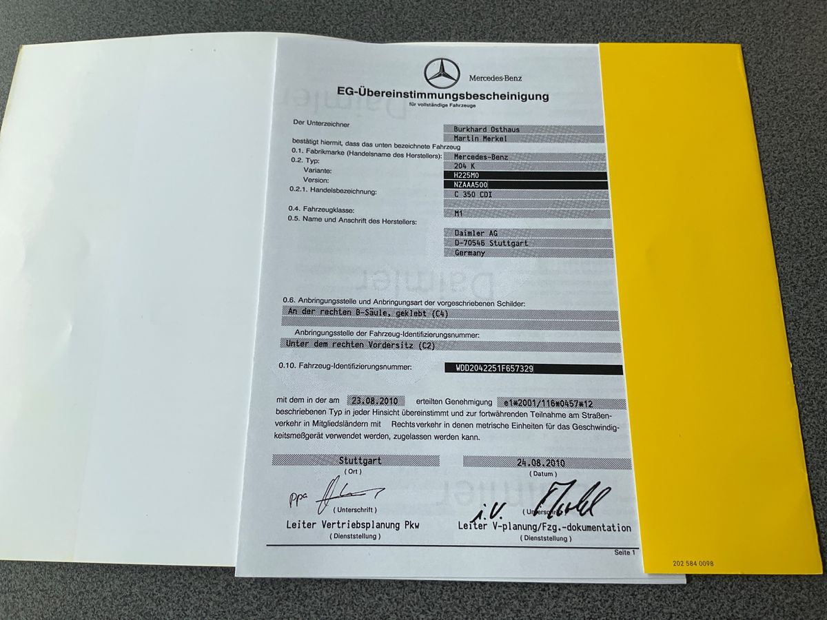 Mercedes-Benz C-Klasse C 350 CDI T BlueEfficiency Avantgarde