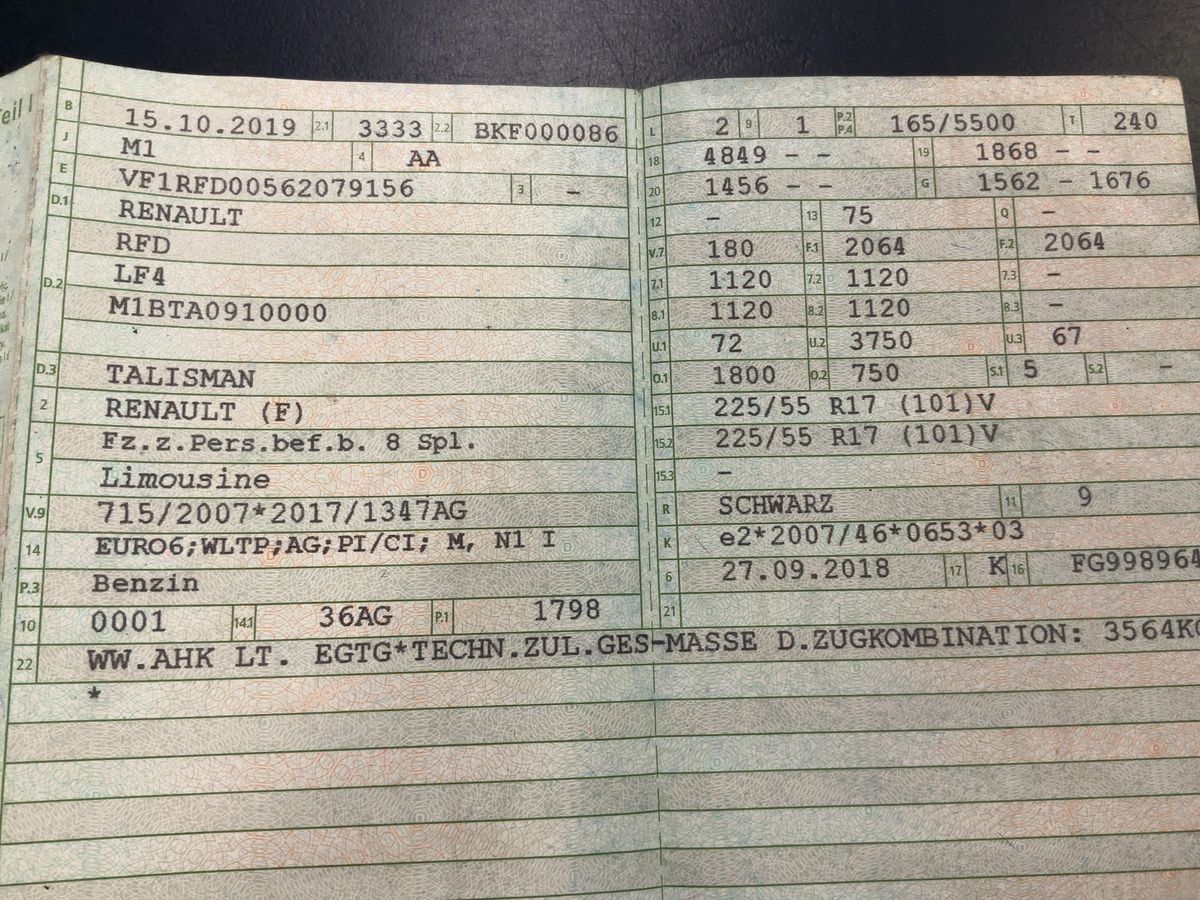 Renault Talisman d'occasion