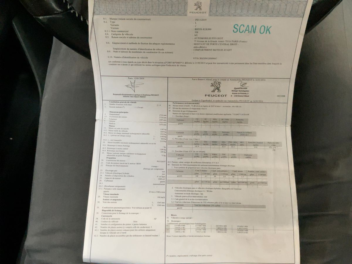 Peugeot 308 d'occasion