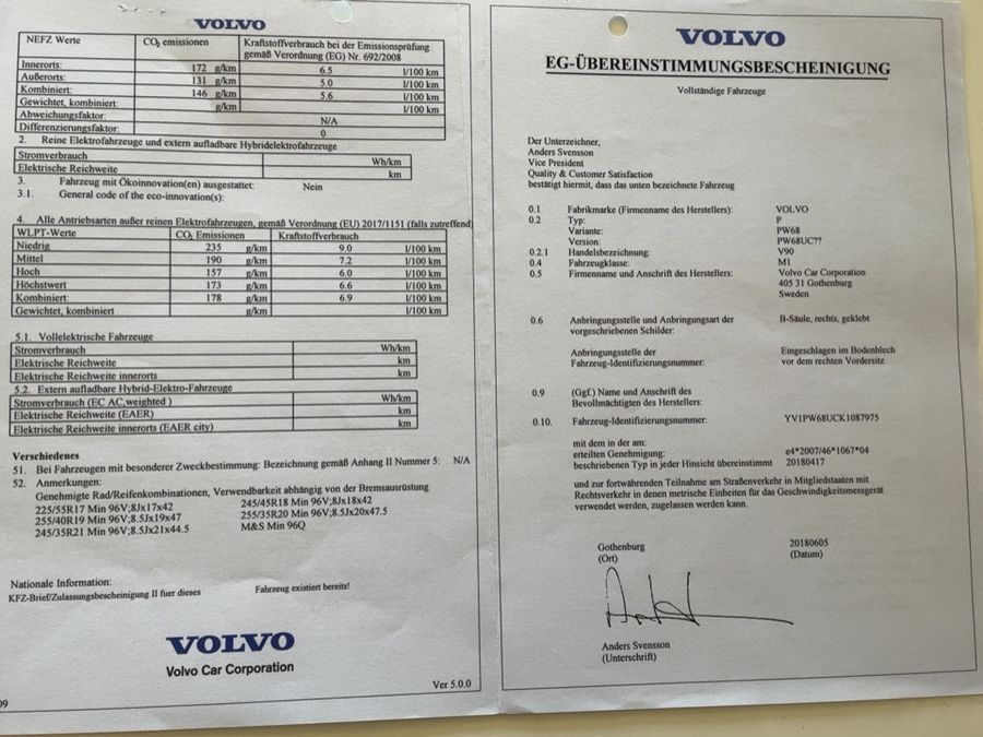 Volvo V90 d'occasion