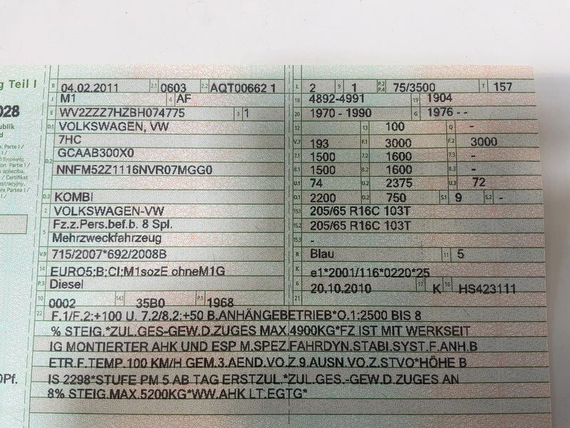 Volkswagen T5 Kombi 2.0 TDI — zdjęcie 15