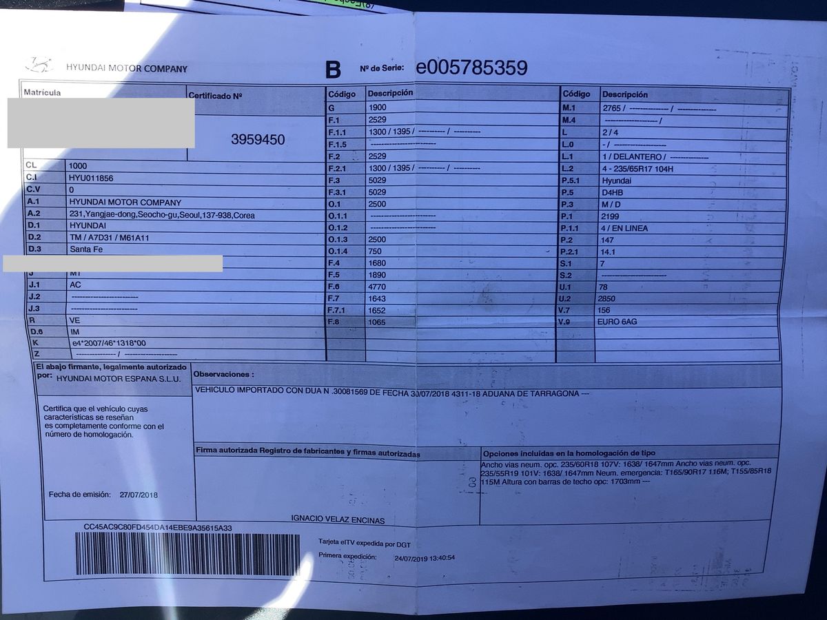 Hyundai Santa d'occasion