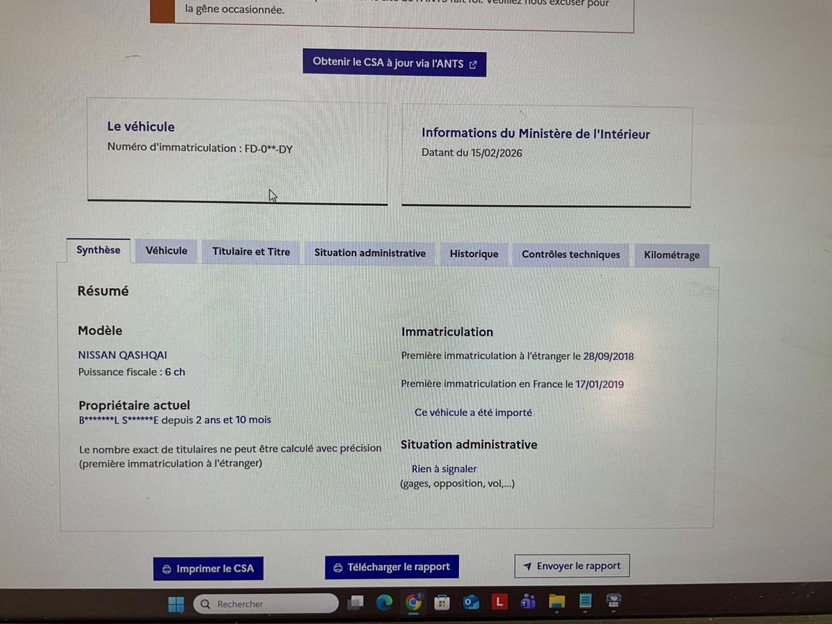 Nissan Qashqai d'occasion