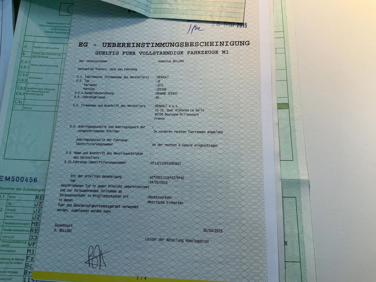 Renault Scenic d'occasion