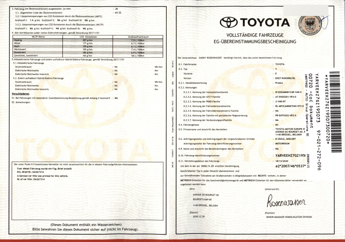 Toyota ProAce d'occasion