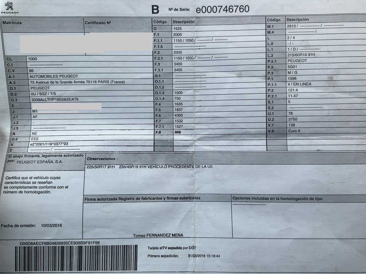 Peugeot 3008 d'occasion