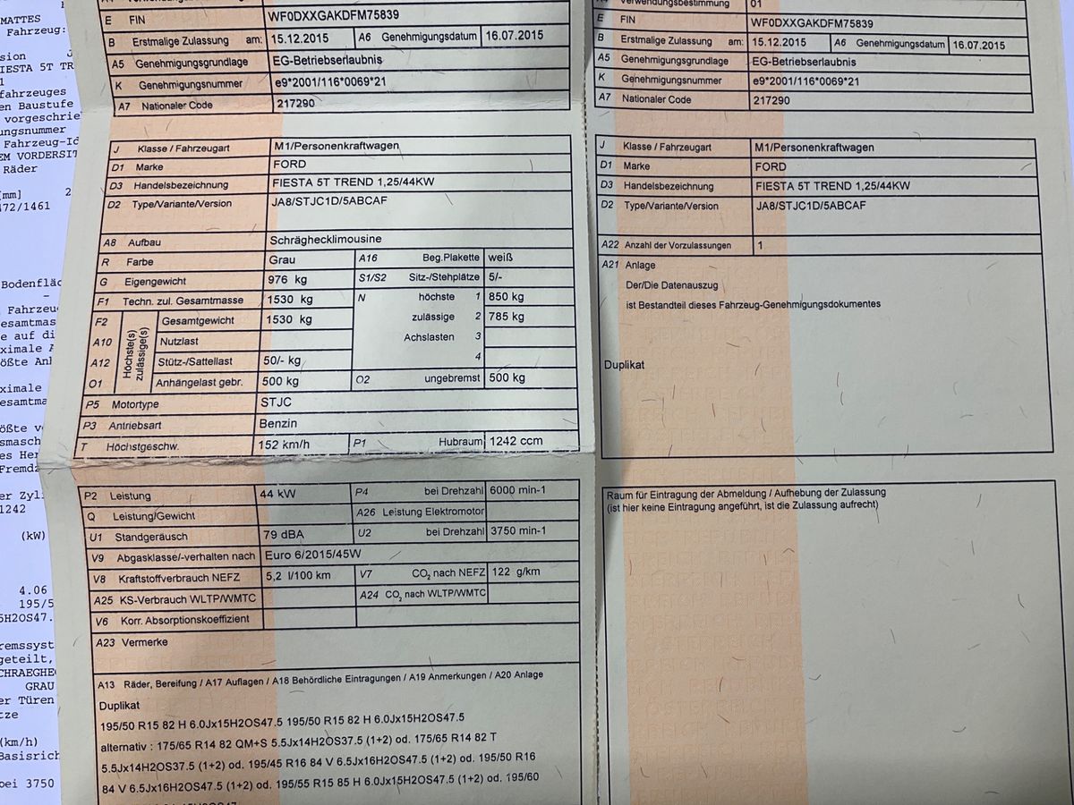 Ford Fiesta 1.25 Trend