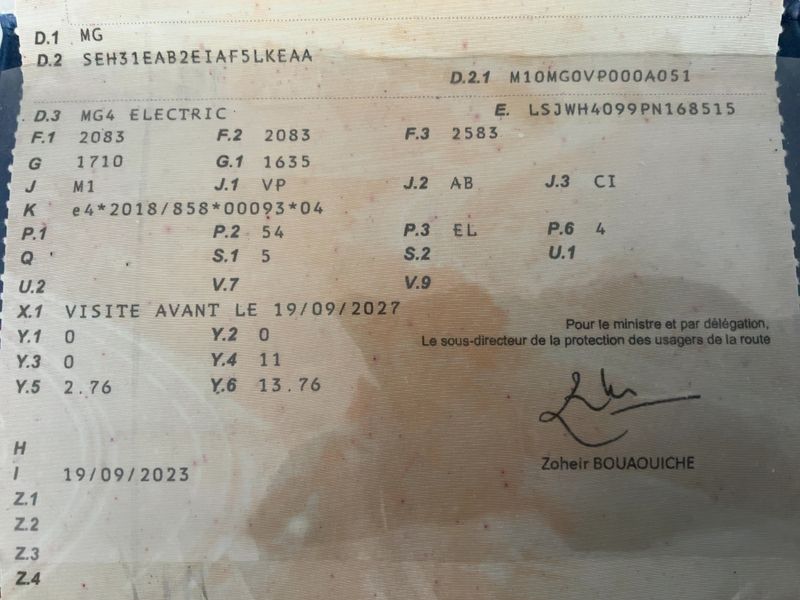 MG 4 electric drive 125 kW Standard — zdjęcie 15