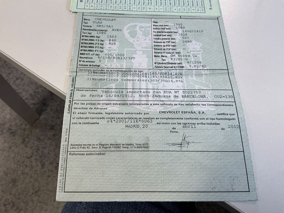 Chevrolet Aveo 1.2 LS