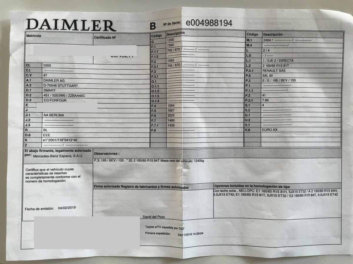 Smart forfour d'occasion