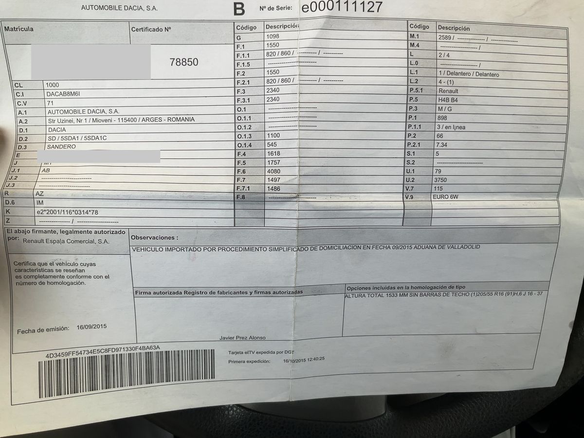 Dacia Sandero d'occasion