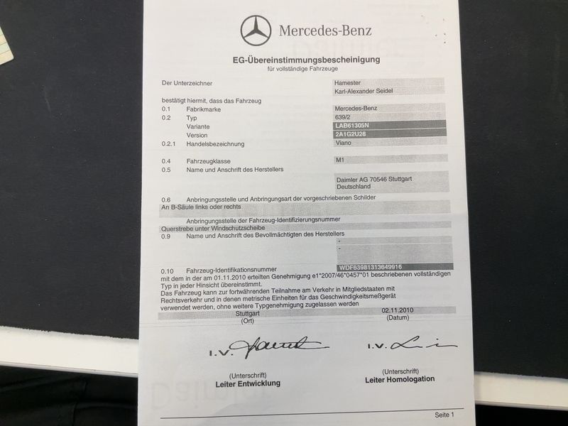 Mercedes-Benz Viano 3.0 CDI lang BlueEfficiency Trend Edition — zdjęcie 16