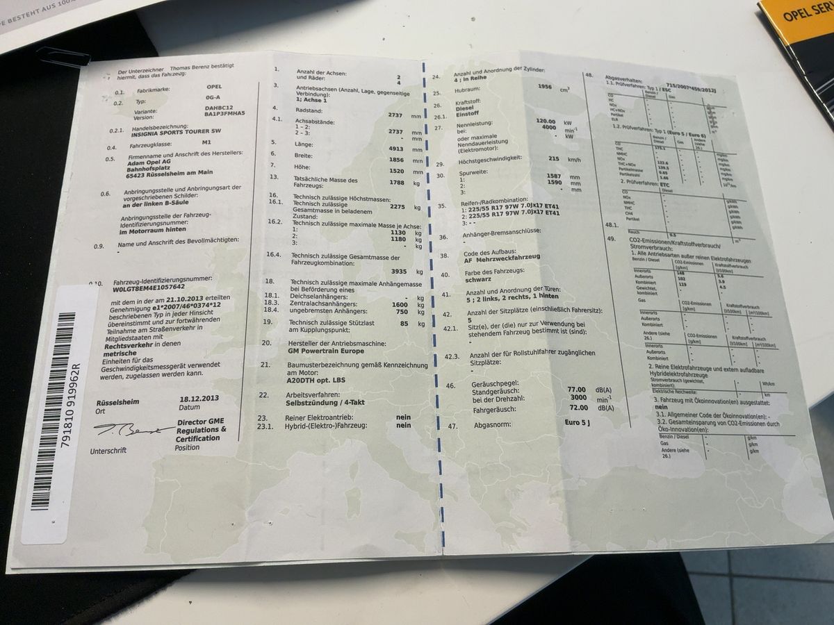 Opel Insignia d'occasion