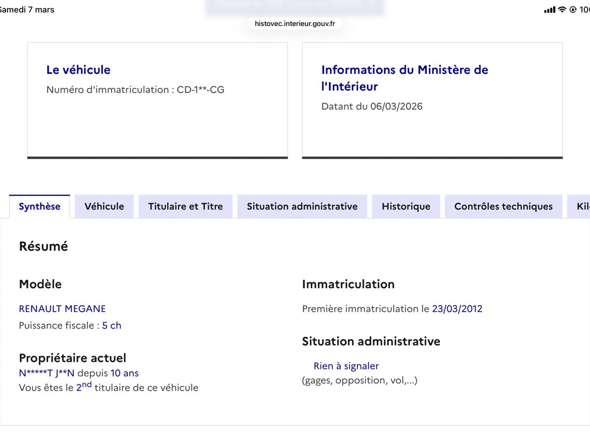 Renault Megane d'occasion