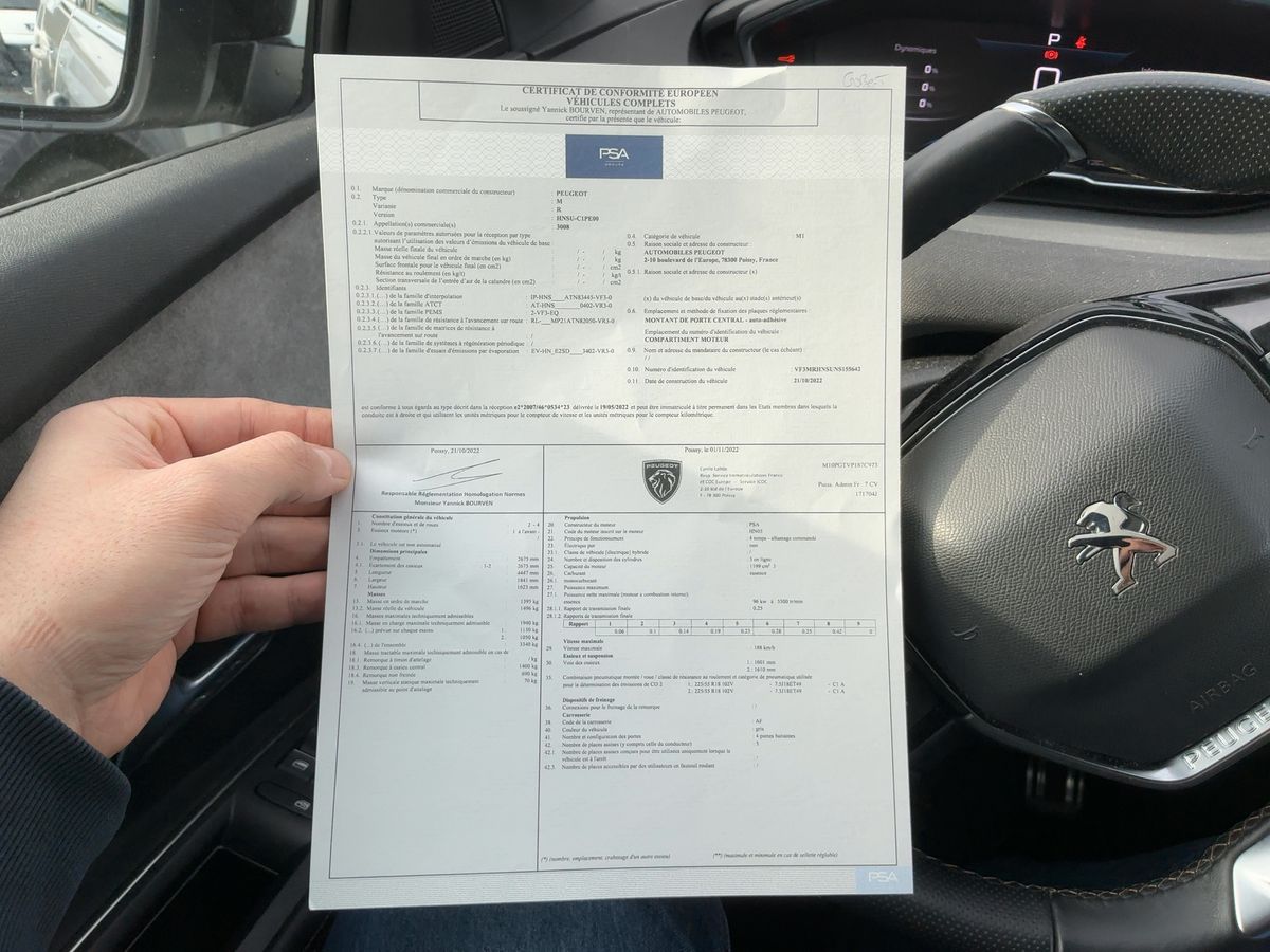 Peugeot 3008 d'occasion