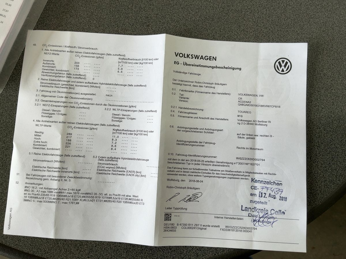 Volkswagen Touareg d'occasion