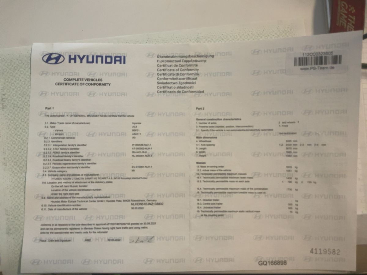 Hyundai i10 d'occasion