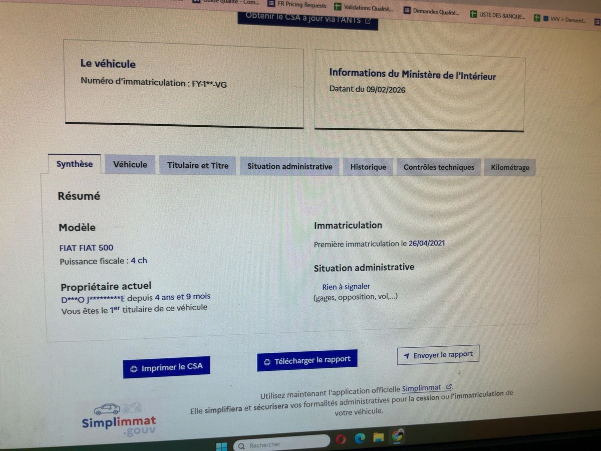 Fiat 500C d'occasion