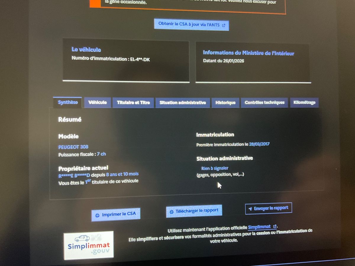 Peugeot 308 d'occasion