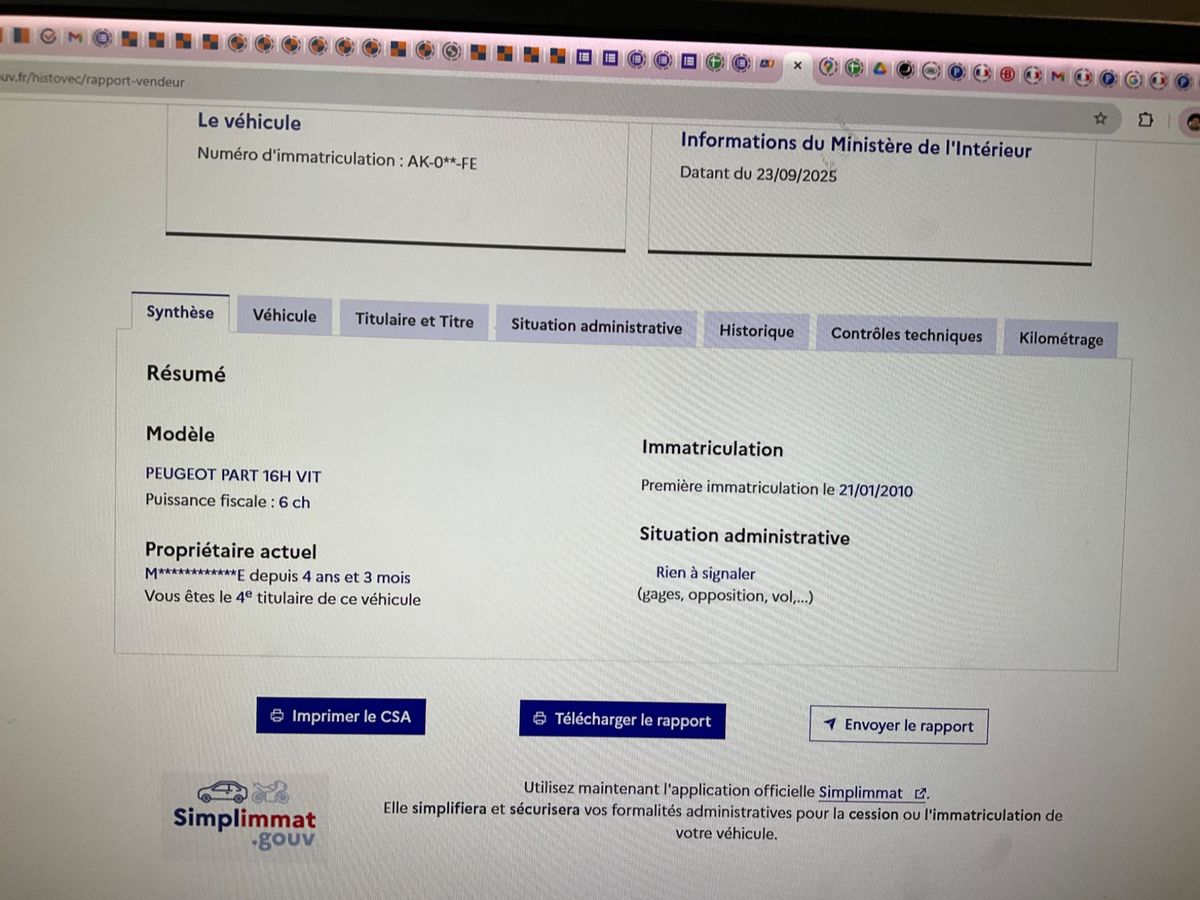 Peugeot Partner 1.6 HDi L1 Plancher Cabine