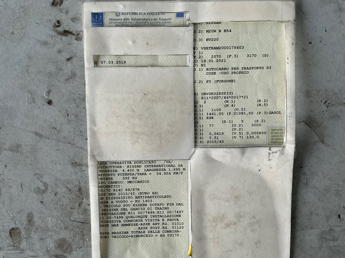 Nissan NV200 d'occasion